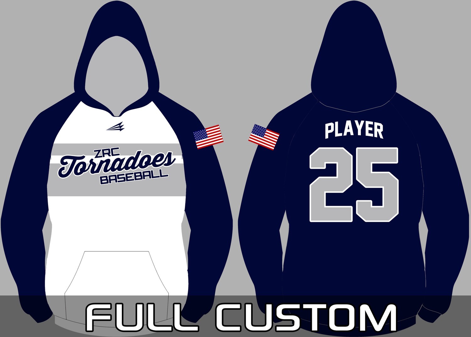 ZRC Tornadoes Baseball Vulcan Winterproof Hoodie