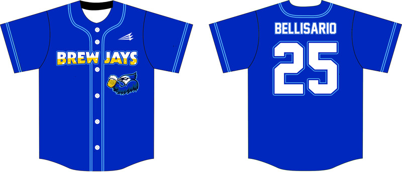 Brew Jays (Bellisario) Custom HexaFlex Baseball Jersey #J1B
