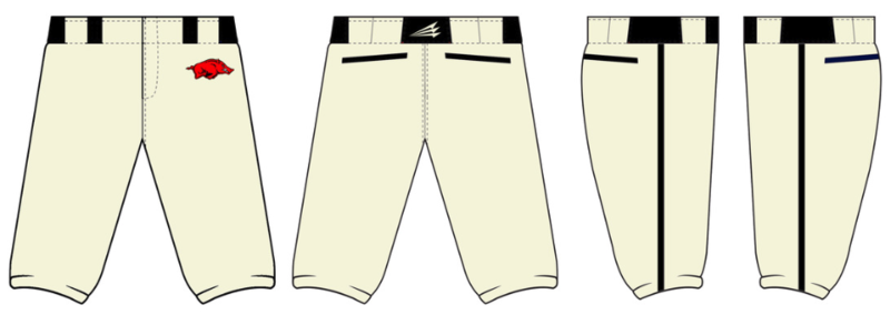 New England Razorbacks Baseball Custom Knicker Pants #BP1