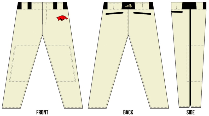 New England Razorbacks Baseball Custom Long Pants #BP1