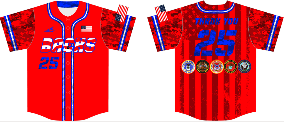 New England Razorbacks Baseball Custom NanoDri Jersey #J2