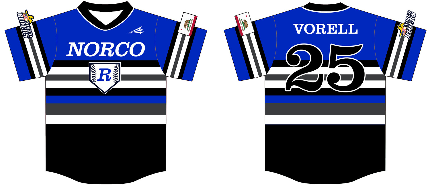 Norco Riders Custom HexaFlex Baseball Jersey #J5D