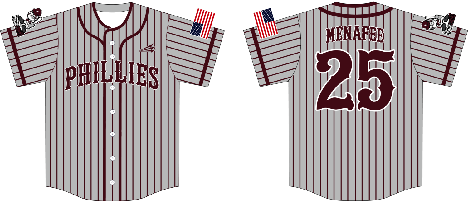 Lithia Springs Fightin Phillies Custom NanoDri Baseball Jersey #J1