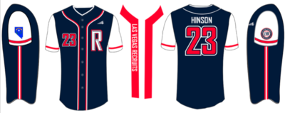 Las Vegas Recruits Custom HexaFlex Baseball Jersey #J1