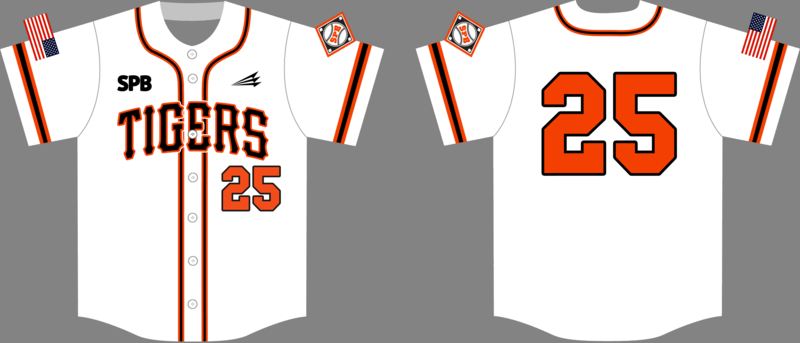 SPB Tigers Custom Hexaflex Baseball Jersey #J2B