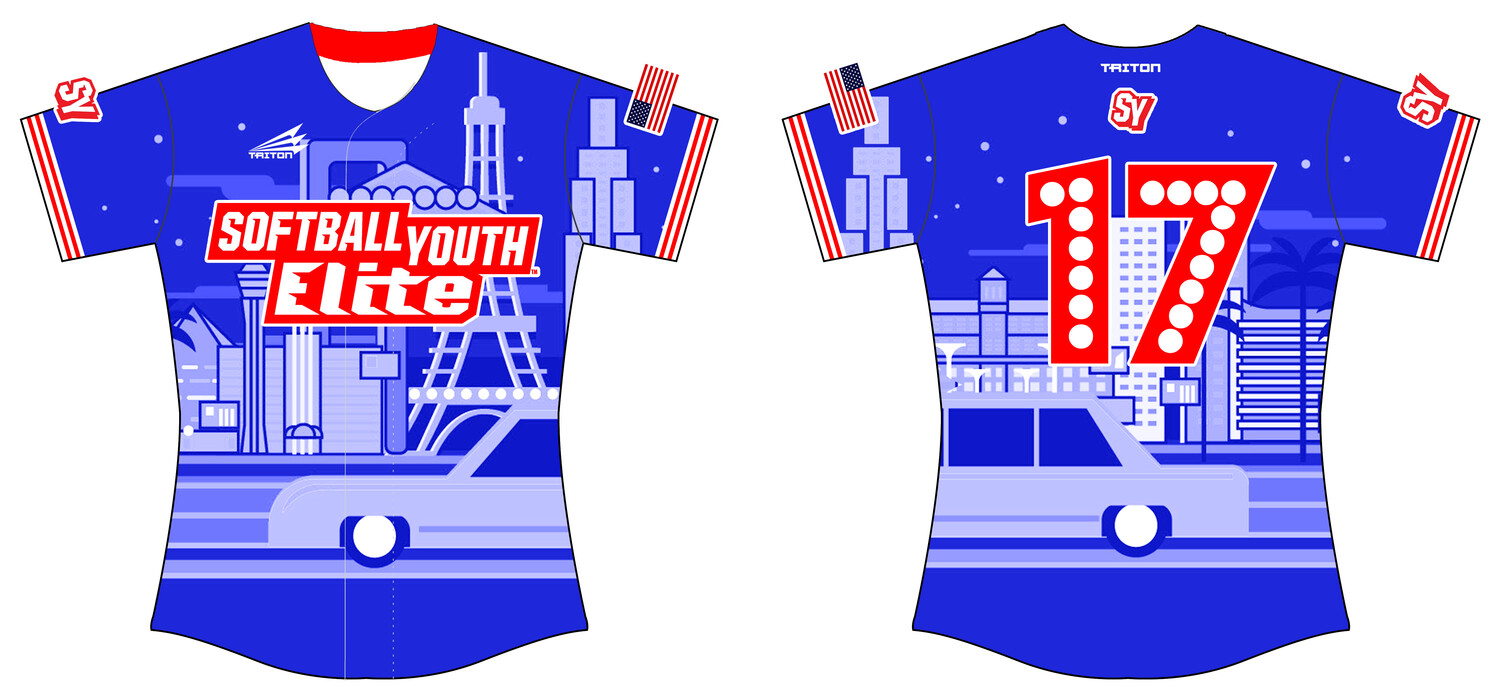 Softball Youth Elite Las Vegas 2019 Softball Jersey #J4b