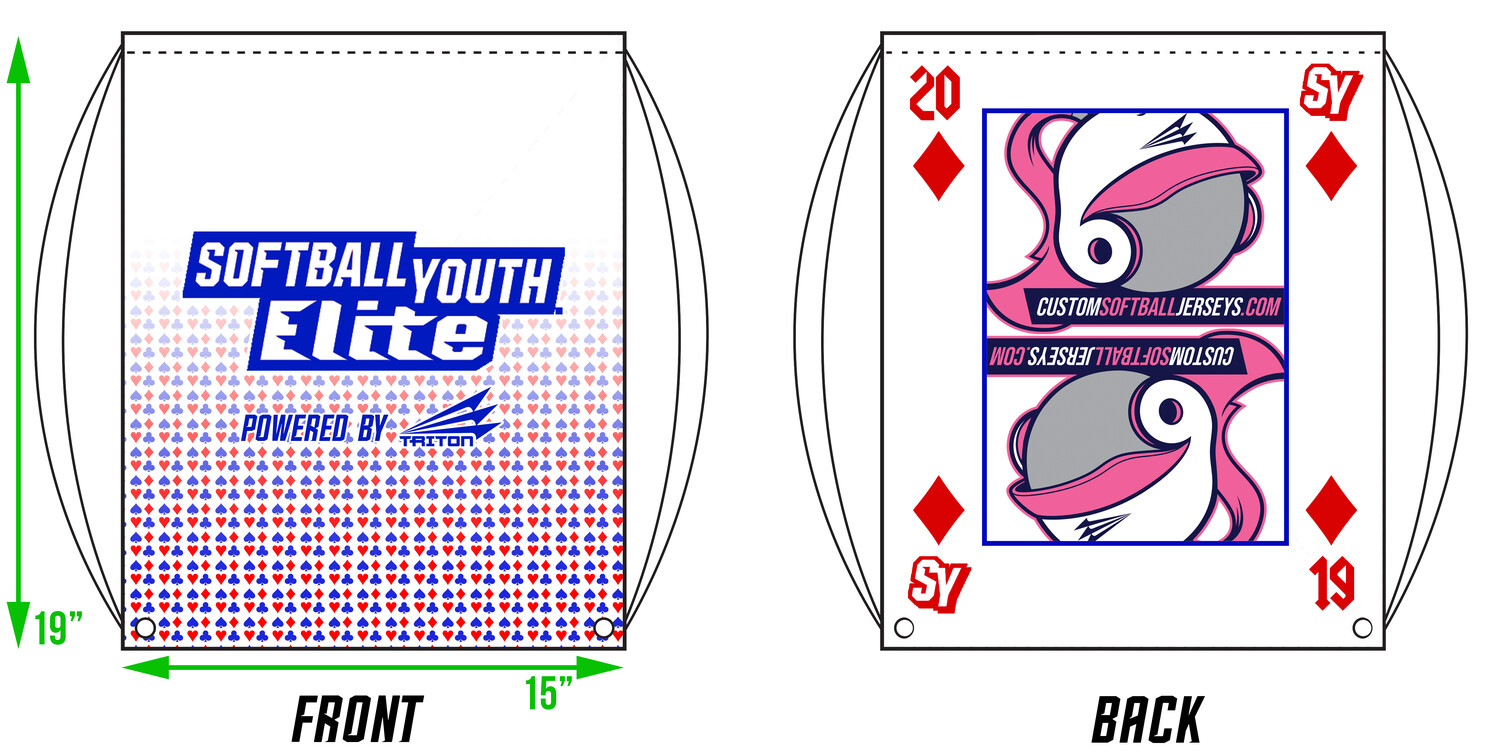 Softball Youth Elite Las Vegas 2019 Drawstring Bag DB1
