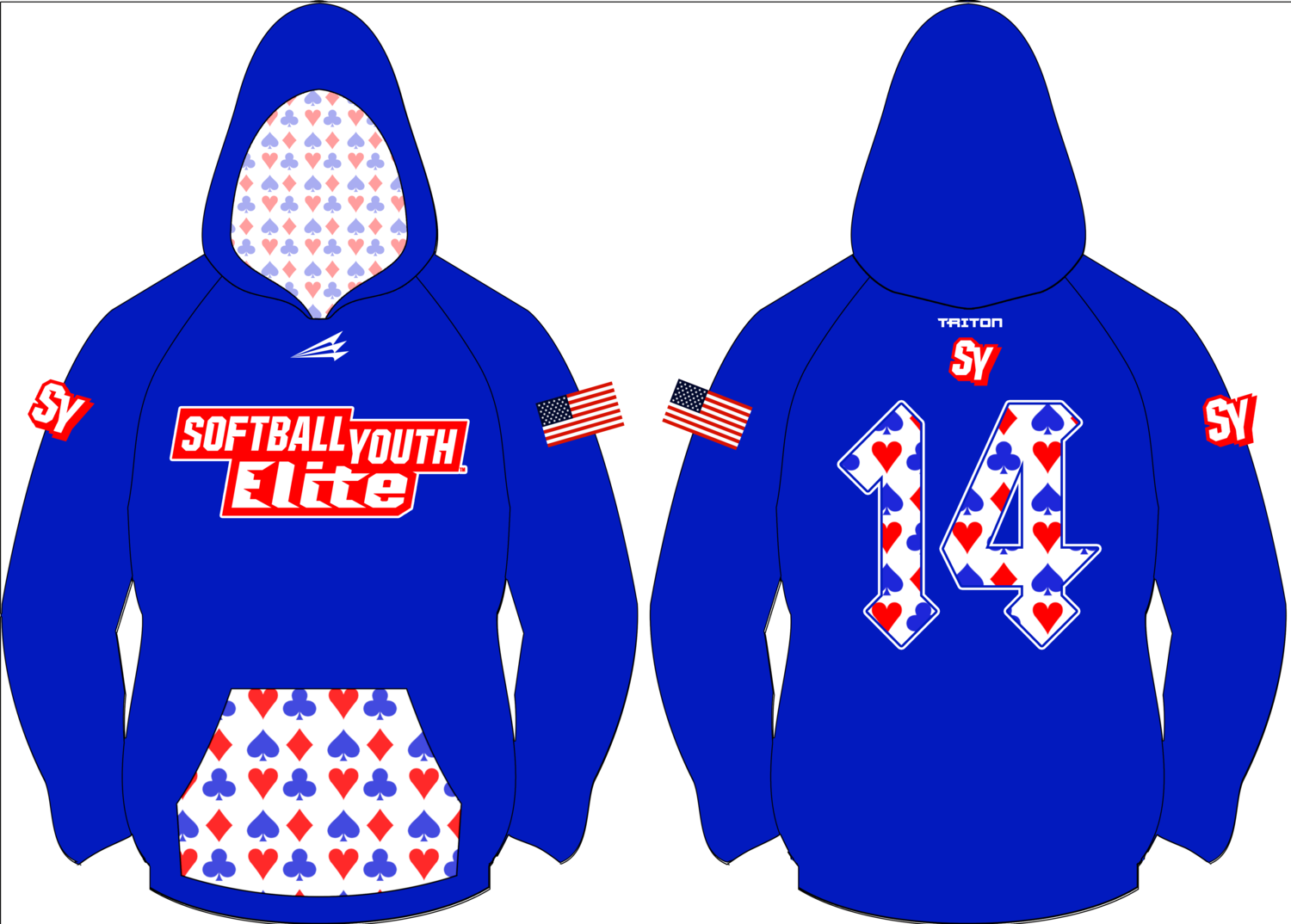 Softball Youth Las Vegas 2019 Vulcan Hoodie VH1