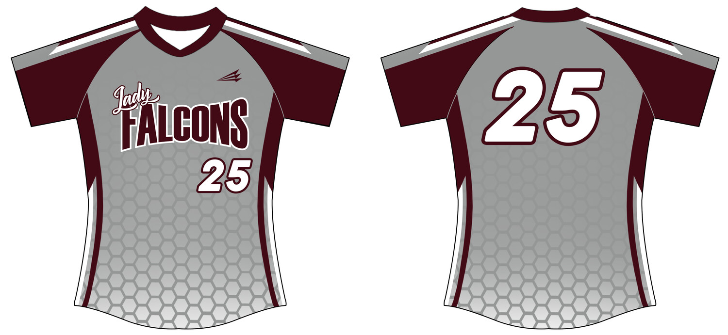 Pebblebrook Falcons Custom Hexaflex Fastpitch Jersey #J1B