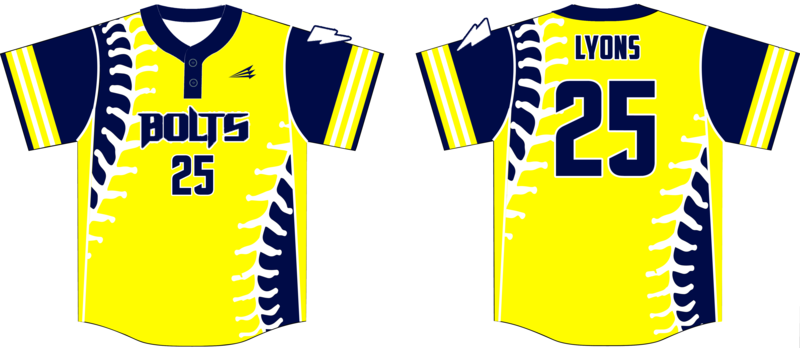 Beaumont Bolts Custom Jersey Design #3