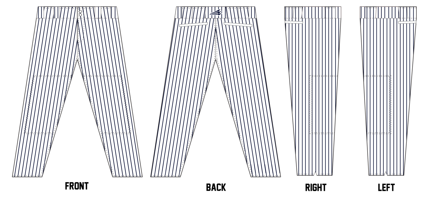 West Maui Brewers Stacheman Elite Custom Long Baseball Pants #BP1B