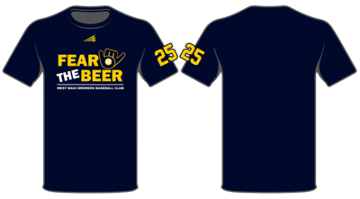 West Maui Brewers Baseball Custom HyperTee #HT1