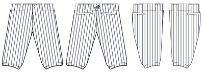 West Maui Brewers Stacheman Elite Custom Knicker Baseball Pants #BP1C