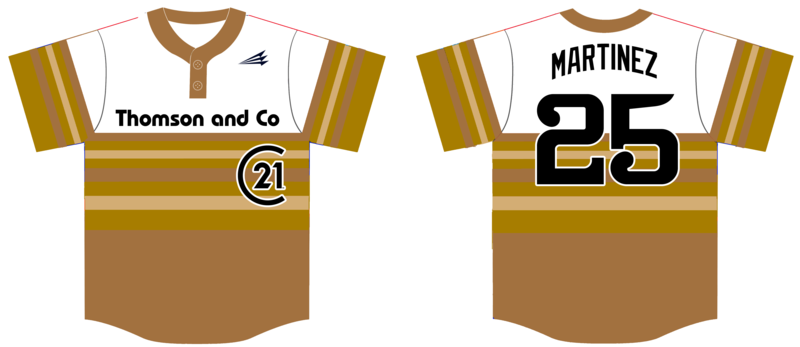 Century 21 Custom HexaFlex Baseball Jersey #J1b