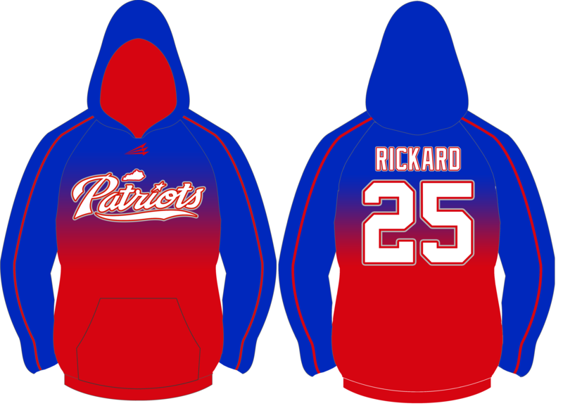 Kentucky Patriots Custom Baseball Vulcan Hoodie #VH3
