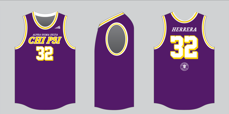 Chi Psi Custom NanoDri Basketball Jersey #J4B