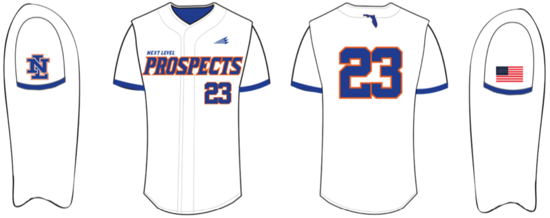 Next Level Prospects Custom HexaFlex Baseball Jersey #J1