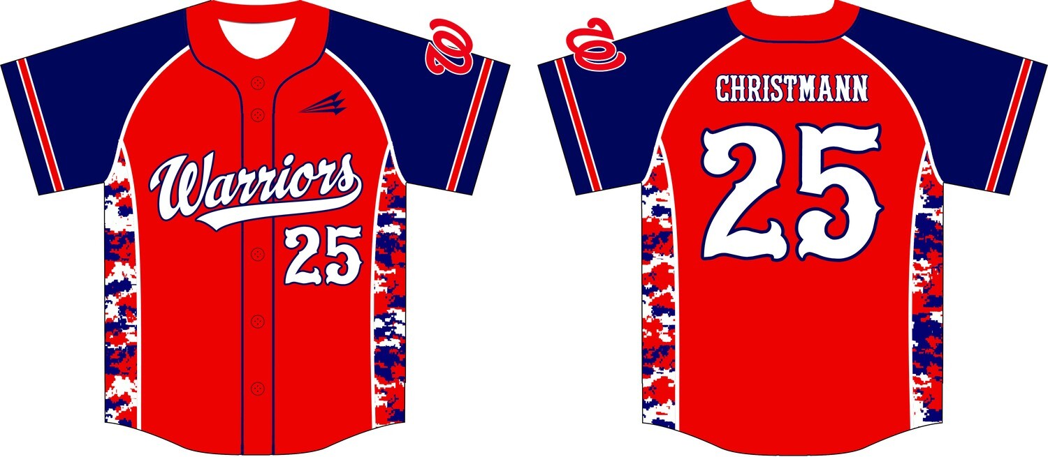 WNY Warriors Custom Jersey Design #3