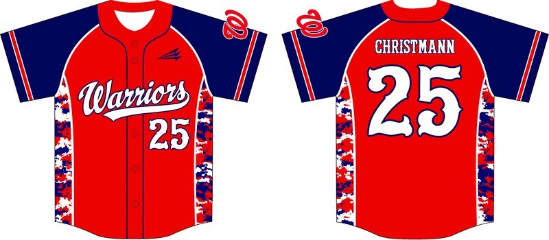 WNY Warriors Custom Jersey Design #3