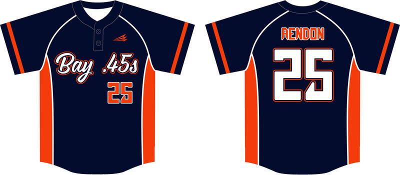 Bay .45s Custom NanoDri Baseball Jersey #J2A