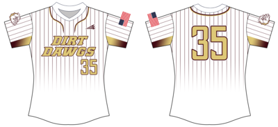 Southern Illinois Dirt Dawgs Custom HexaFlex Softball Jersey #J6b