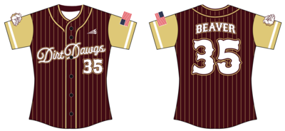 Southern Illinois Dirt Dawgs Custom HexaFlex Softball Jersey #J5b