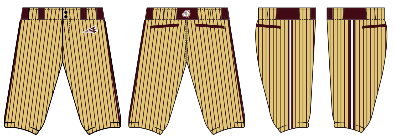 Southern Illinois Dirt Dawgs Custom Stacheman Elite Knicker Pants #BP4c