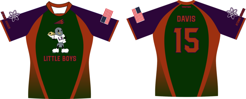 Little Boys Custom Pro-Premier Rugby Jersey #J4d