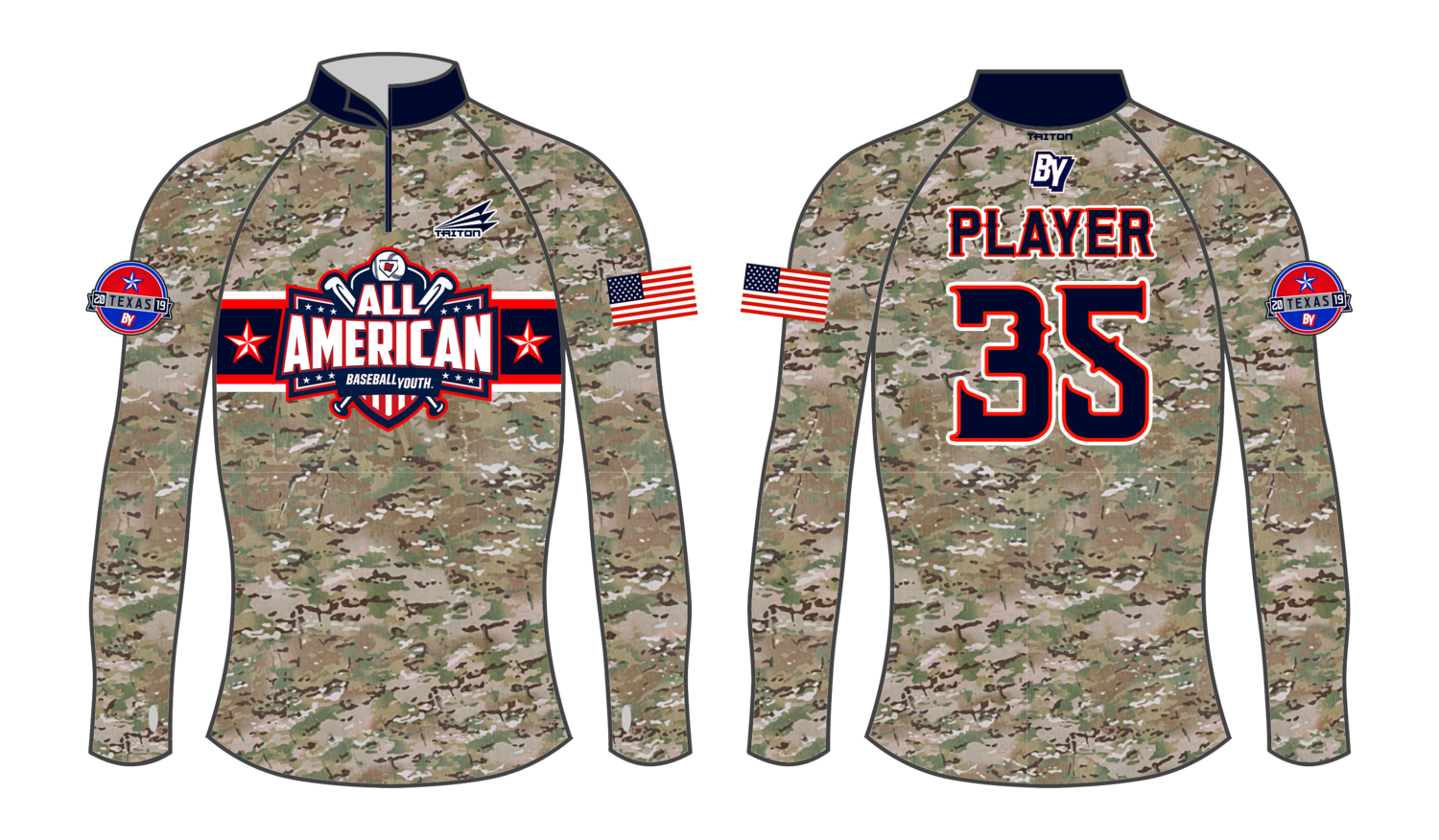 Baseball Youth All-Americans Texas 2019 Women&#39;s Lightweight NanoZip WNZ1