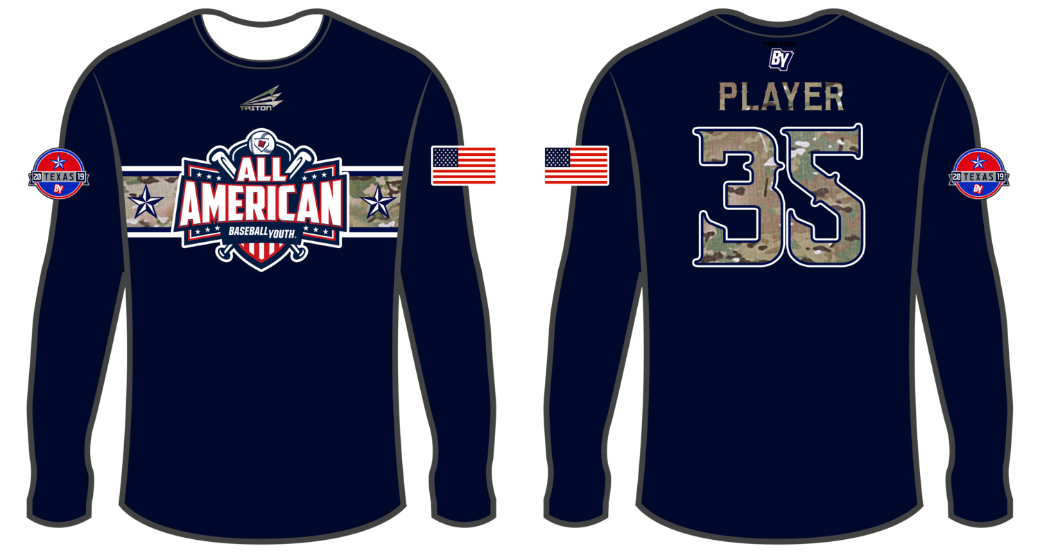 Baseball Youth All-Americans Texas 2019 Longsleeve HyperTee LHT2