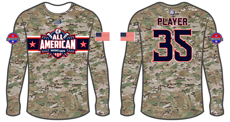 Baseball Youth All-Americans Texas 2019 Longsleeve HyperTee LHT1