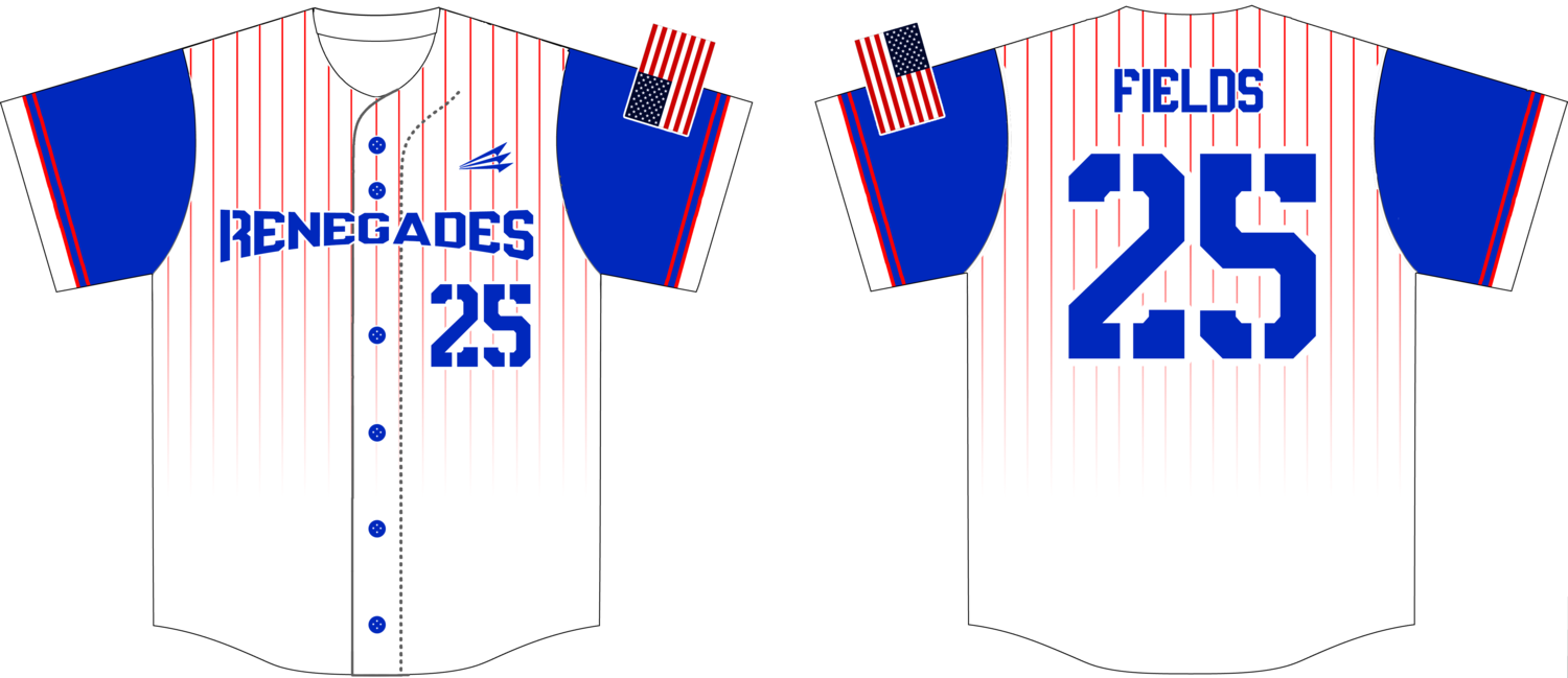 Land O Lakes Renegades Custom HexaFlex Baseball Jersey #J4