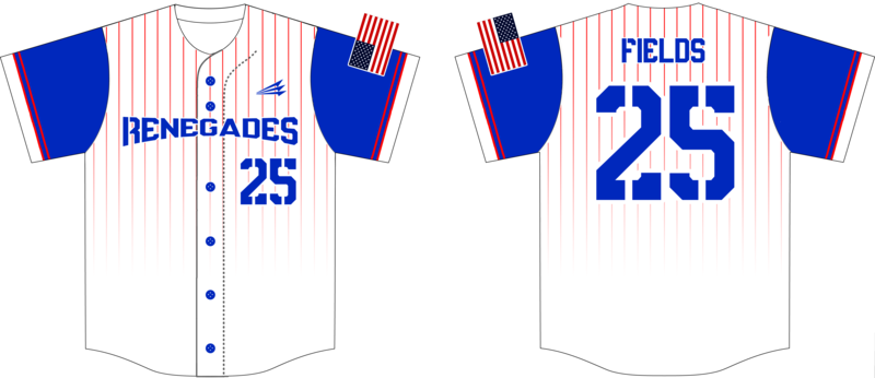 Land O Lakes Renegades Custom HexaFlex Baseball Jersey #J4