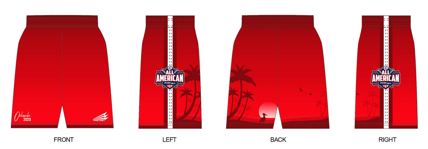 Baseball Youth All-Americans Orlando 2020 Revolution Pocket Shorts RV1