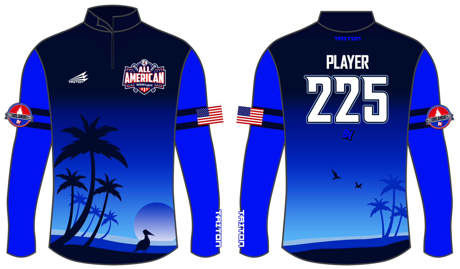 Baseball Youth All-Americans Orlando 2020 Lightweight NanoZip NZ1