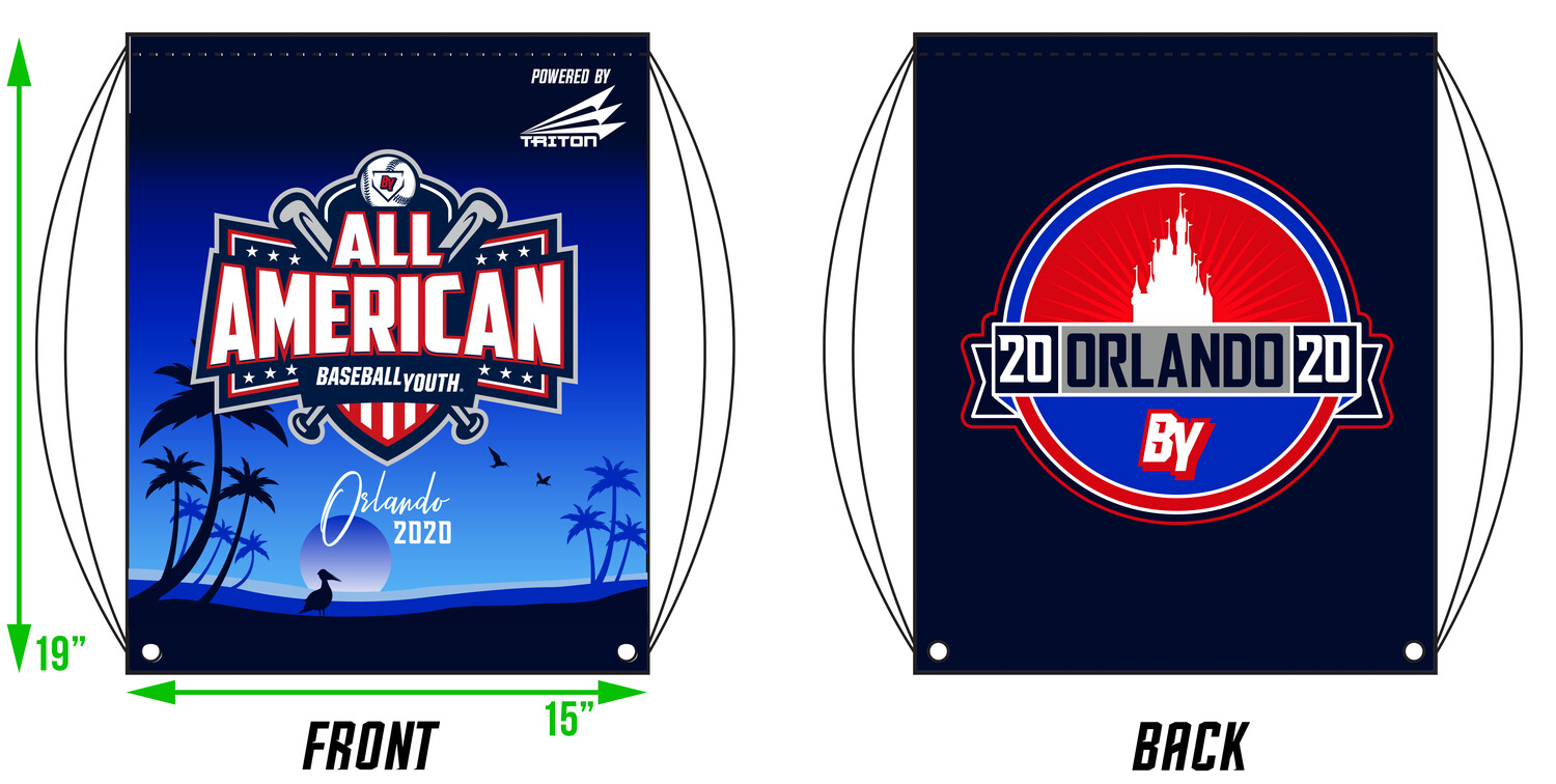 Baseball Youth All-American Orlando 2020 Drawstring Bag DB1