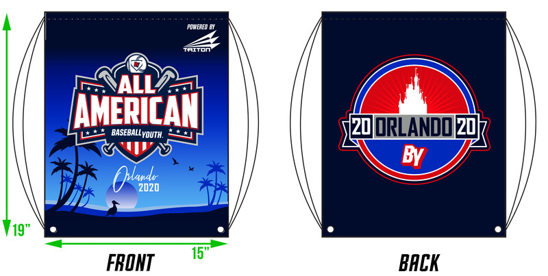 Baseball Youth All-American Orlando 2020 Drawstring Bag DB1