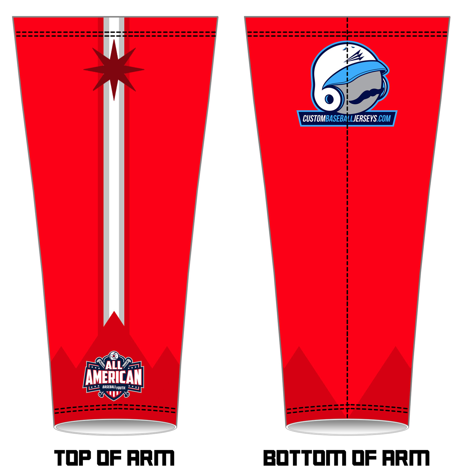 Baseball Youth All-Americans Irvine 2020 Arm Sleeve AS1