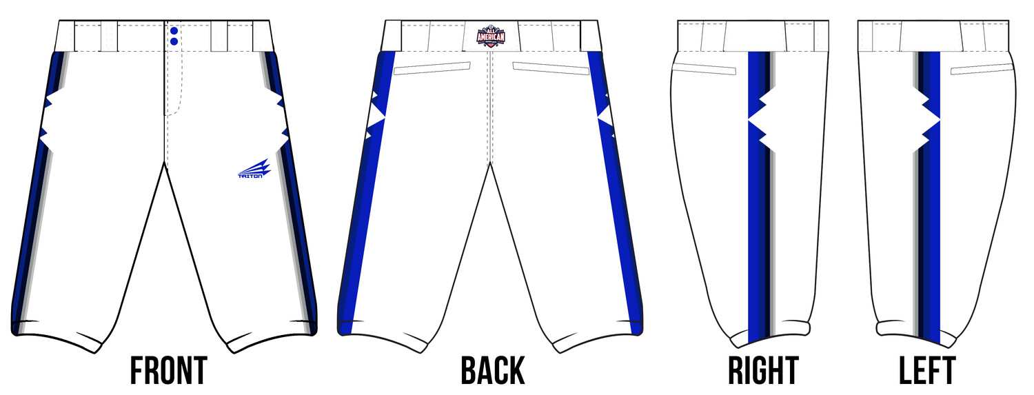 Baseball Youth All-Americans Irvine 2020 Knicker Pants BP2