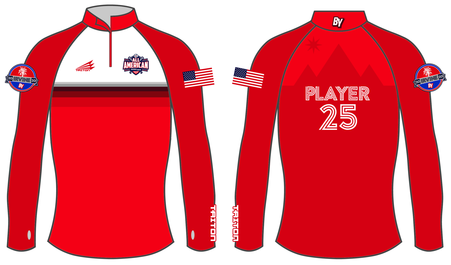 Baseball Youth All-Americans Irvine 2020 Women&#39;s Lightweight NanoZip WNZ1
