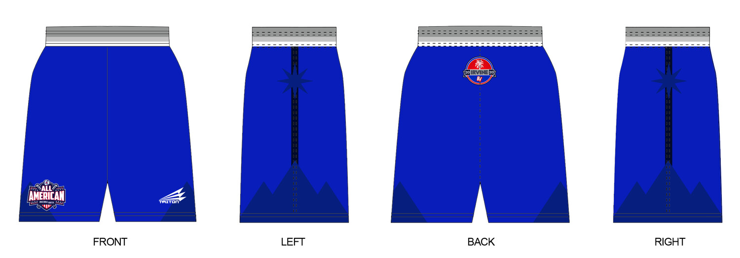 Baseball Youth All-Americans Irvine 2020 Revolution Pocket Shorts RV2