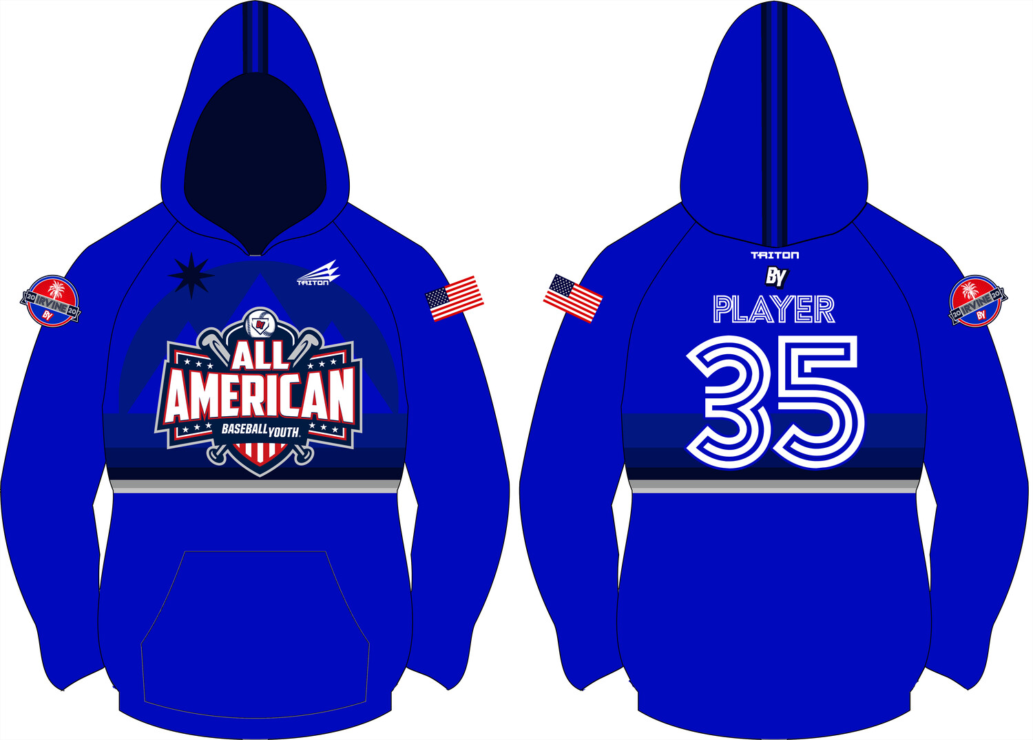 Baseball Youth All-Americans Irvine 2020 Vulcan Hoodie VH2