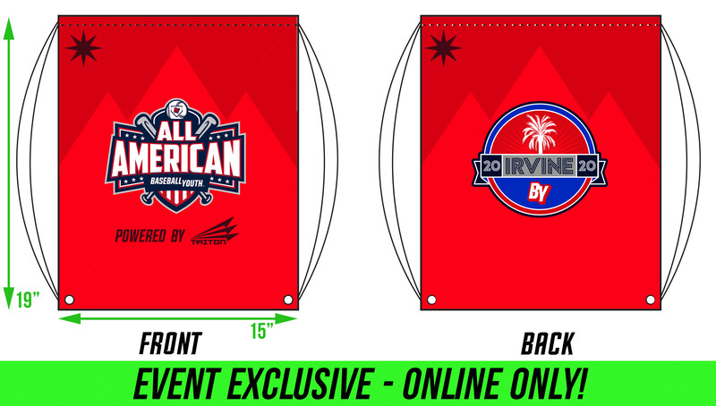 Baseball Youth All-American Irvine 2020 Drawstring Bag DB1