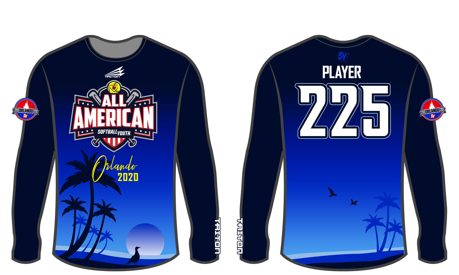 Softball Youth All-Americans Orlando 2020 Longsleeve HyperTee LHT2