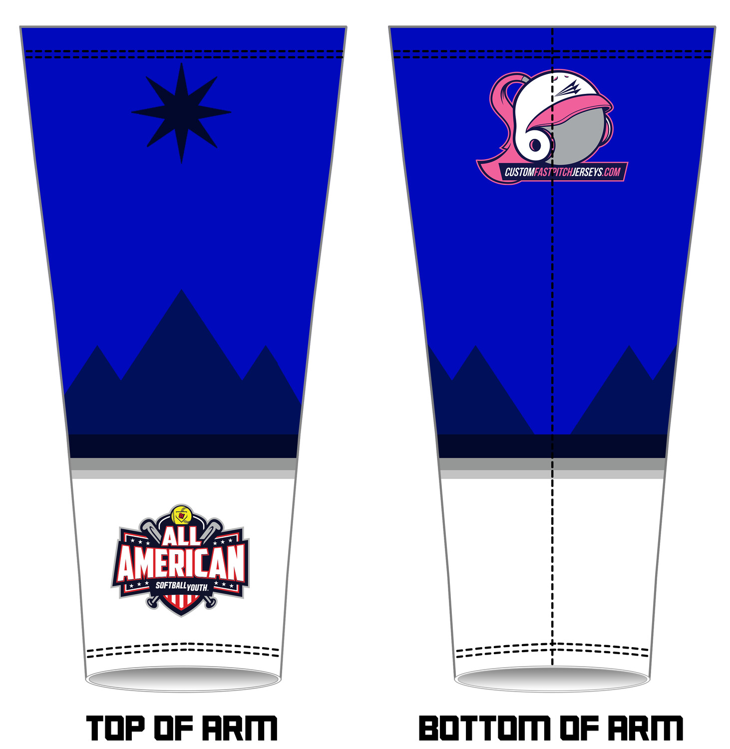 Softball Youth All-Americans Irvine 2020 Arm Sleeve AS2