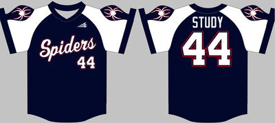 Summit City Spiders Custom HexaFlex Baseball Jersey #3D