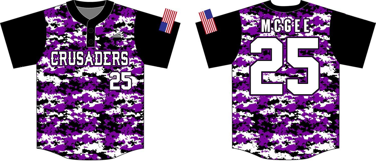 Crusaders (McGee) Custom Baseball Jersey
