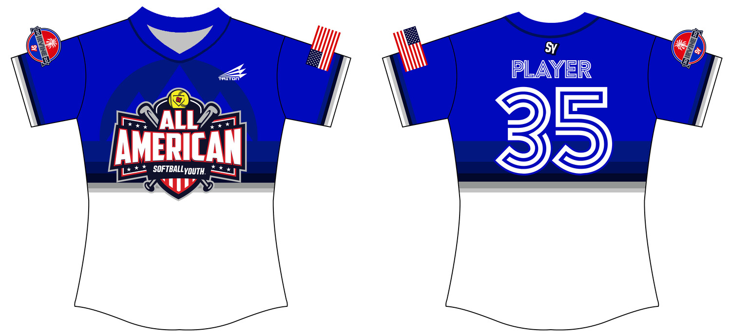 Softball Youth All-Americans Irvine 2020 Fastpitch Jersey J2