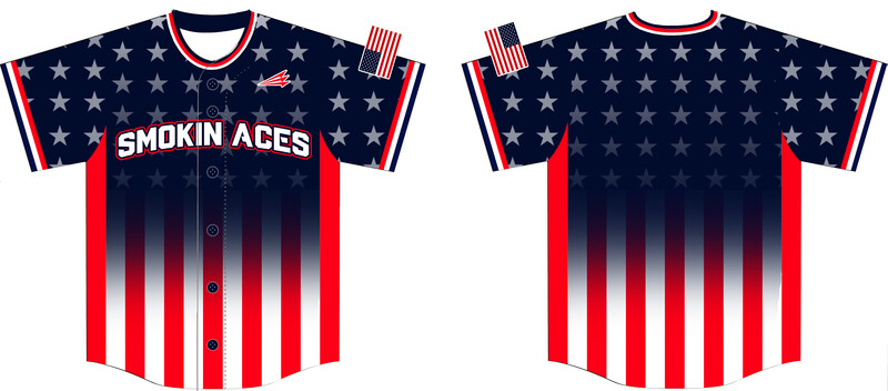 Smokin Aces Custom HexaFlex Baseball Jersey #J5