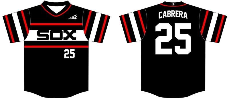 Parsippany Black Sox Custom Baseball Jersey Design #1C